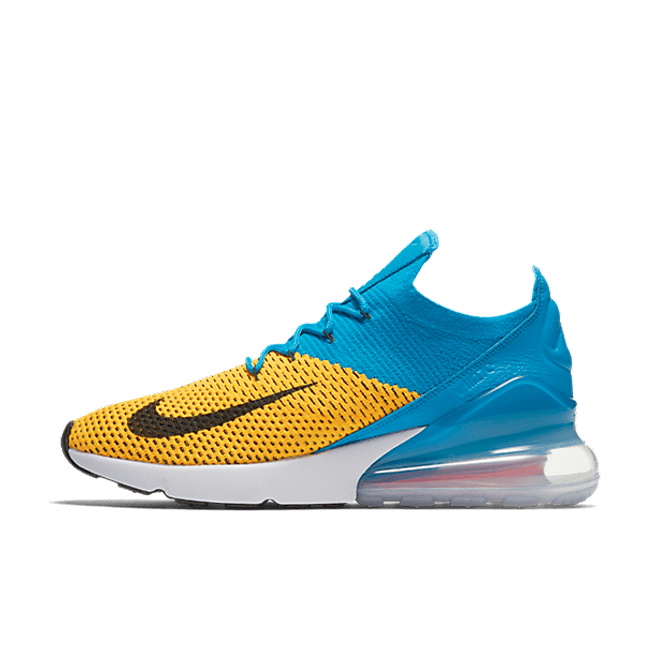 Nike Air Max 270 FlyKnit 'Yellow/Blue'