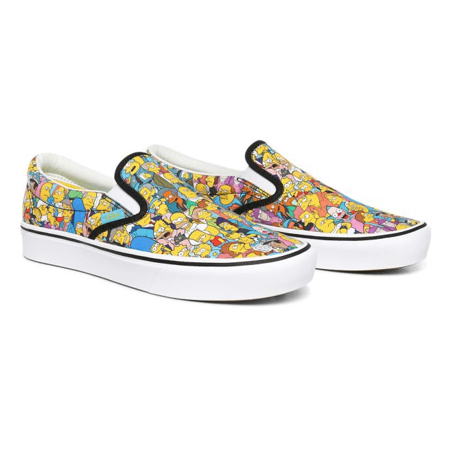 Vans x The Simpsons Comfycush Slip-on Springfield Multi Trainers