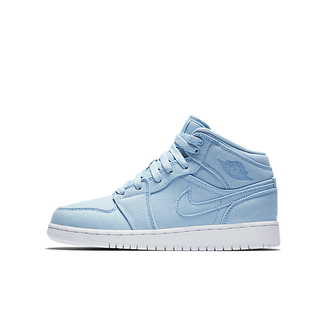 Jordan Mid Canvas Ice Blue (GS) 554725-425 The Drop Date