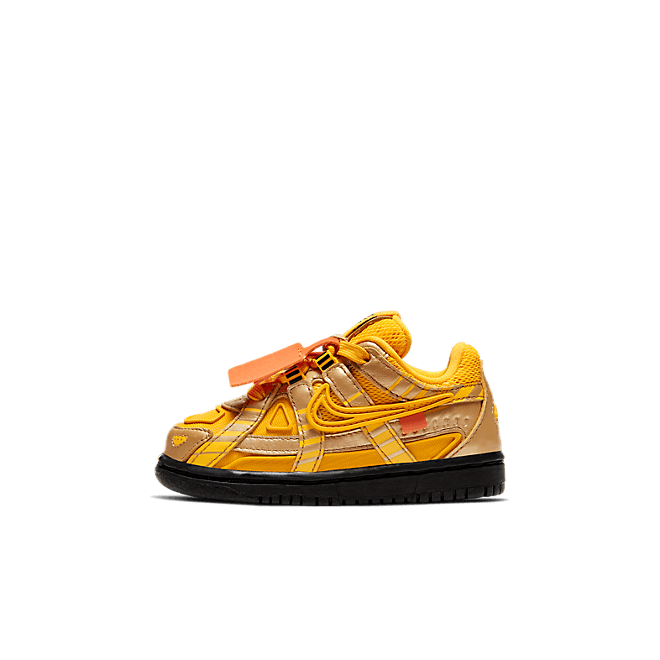 Nike Air Rubber Dunk Off-White University Gold (TD)