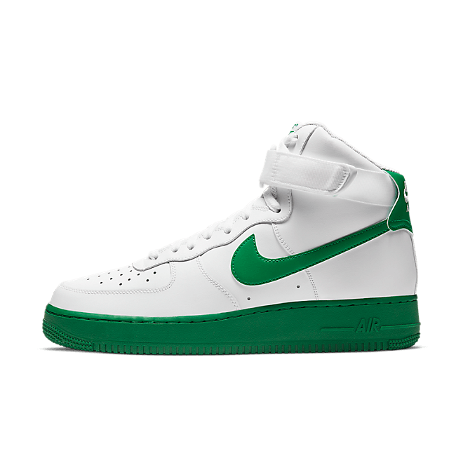 Nike Air Force 1 High White Green Midsole
