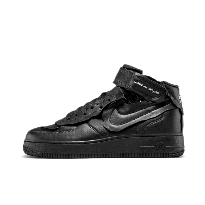 Comme Des Garçons X Nike Air Force 1 Mid 'Black'