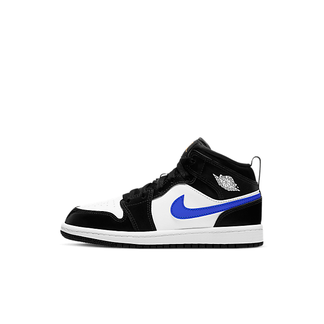 Jordan 1 Mid Black Racer Blue White (PS)