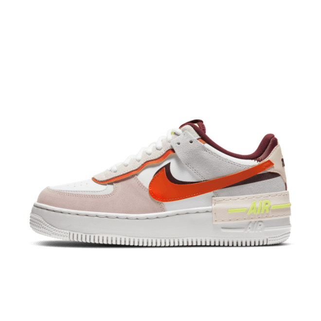 Nike Air Force 1 Shadow 'Team Red & Volt'