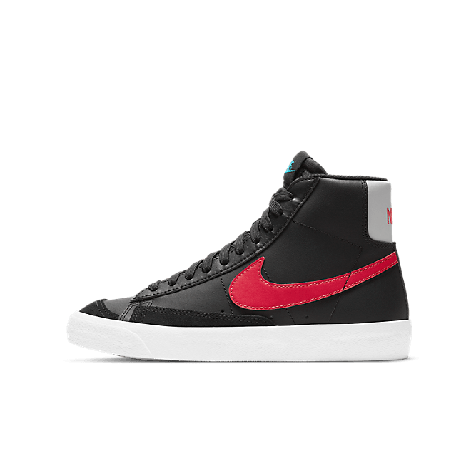 Nike BLAZER MID '77 LEATHER GS "BLACK"