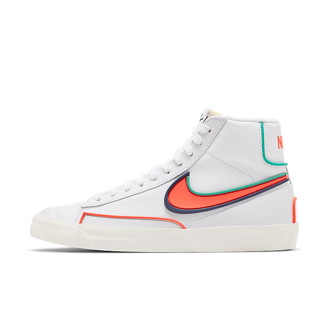 Nike Blazer Mid Infinite White Bright Crimson