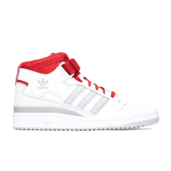 adidas Forum Mid White Red Grey