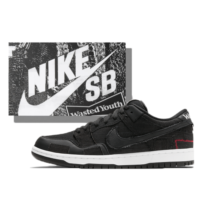 Nike SB Nike SB x Wasted Youth Dunk Low Black (Special Box) (2021)