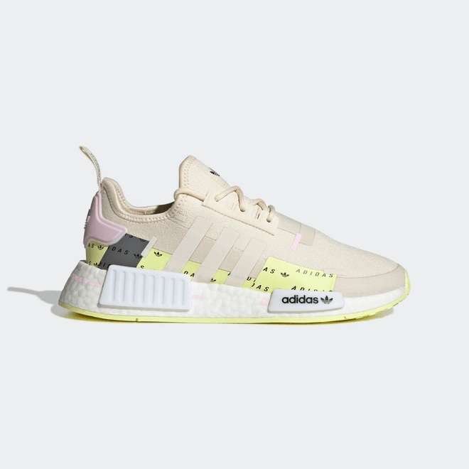 adidas NMD R1 Wonder White Pulse Yellow Pink (W)