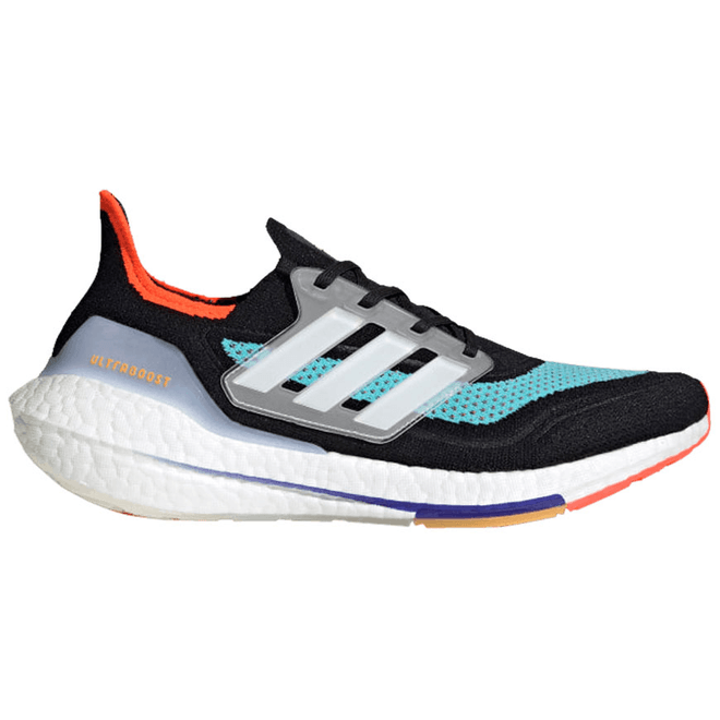 adidas Ultra Boost 21 Black Pulse Aqua