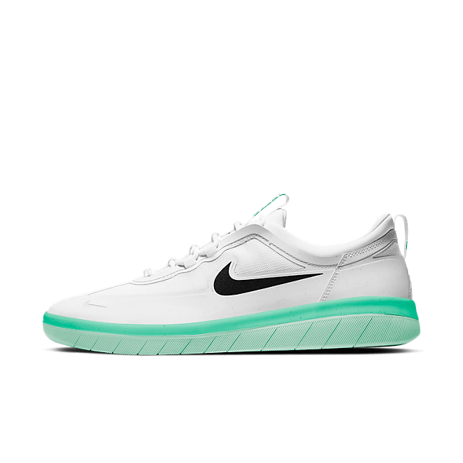 Nike SB Nyjah Free 2 White Black Green Glow