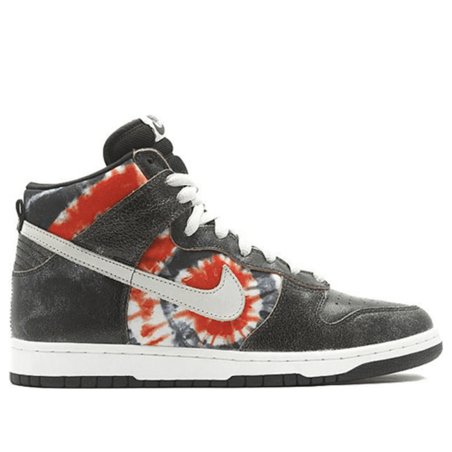 Nike HUF x Dunk High Pro SB 'Tie-Dye' White/Neutral Grey-Black