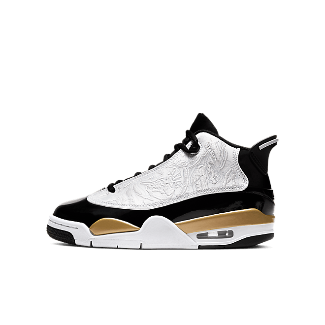 Jordan Dub Zero Black Metallic Gold White (GS)