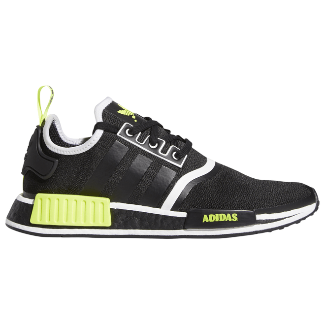adidas NMD R1 Black Solar Yellow
