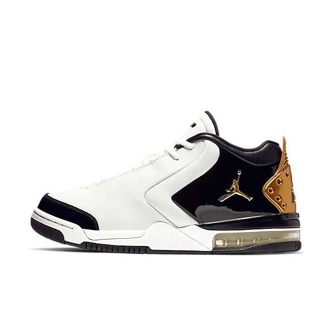 Nike Jordan Big Fund Premium 'White Metallic Gold' White/Metallic Gold-Black Basketball 