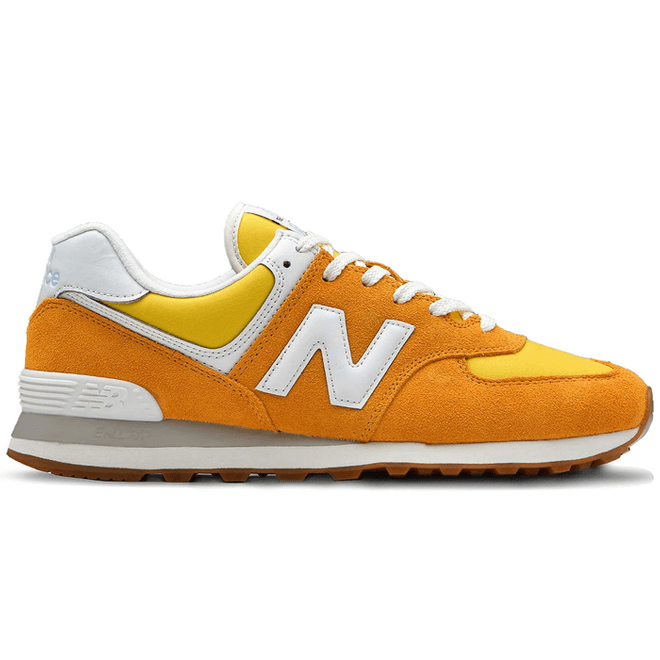 New Balance 574 Retro Bright Pack Orange Yellow
