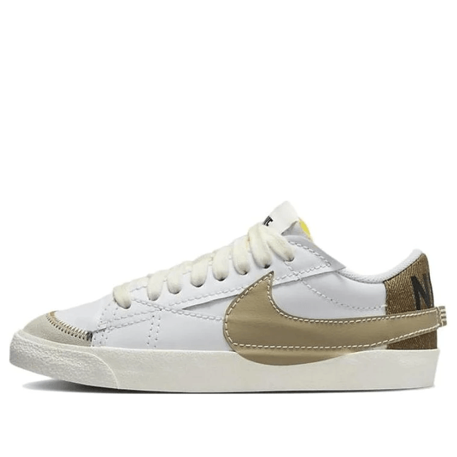 Nike Blazer Low 77 Jumbo White Khaki Skate 