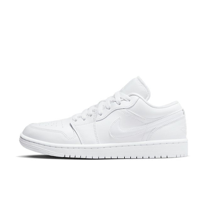 Air Jordan WMNS 1 Low Womens Triple White Retro Basketball 