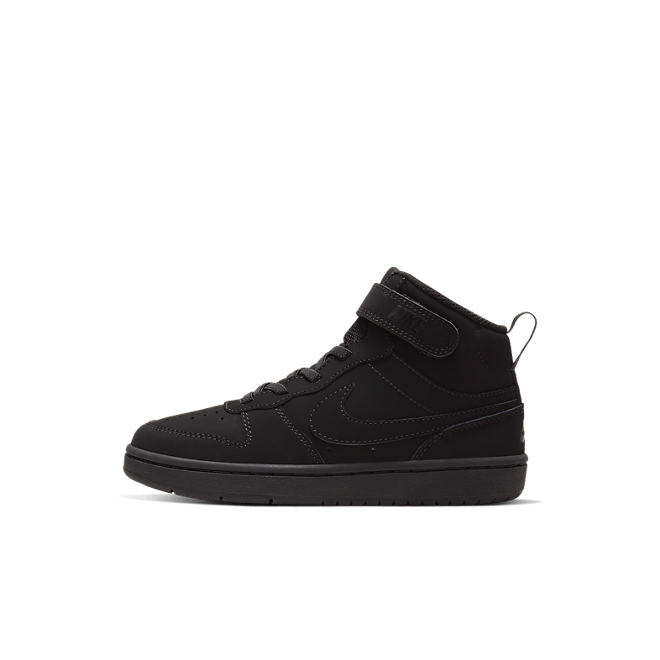 Nike Court Borough Mid 2 PS 'Triple Black'