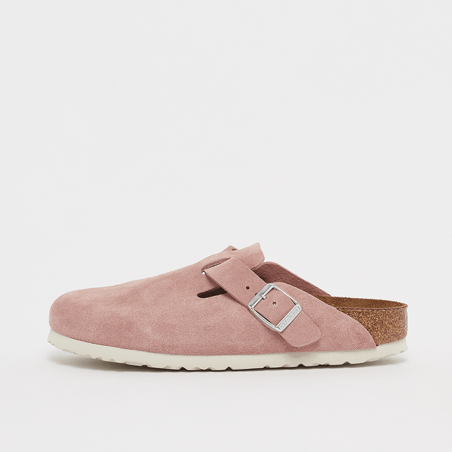 Birkenstock Boston Soft Footbed Suede Pink Clay