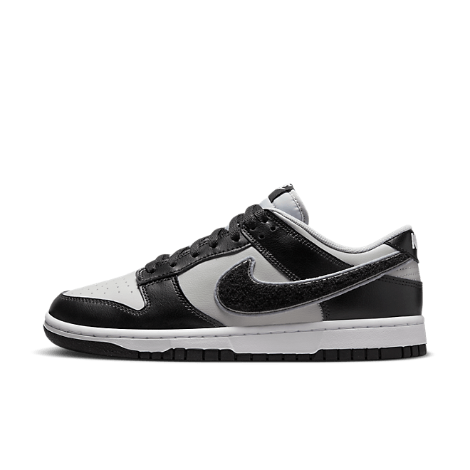 Nike Dunk Low Chenille Swoosh 'Black Grey'