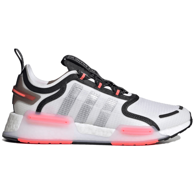 adidas NMD R1 V3 White Matte Silver Crimson