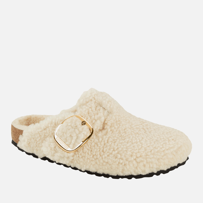 Birkenstock Boston Big Buckle Teddy Rivet Logo OS