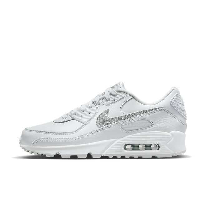 Nike Wmns Air Max 90 SE 'Silver Glitter Swoosh'