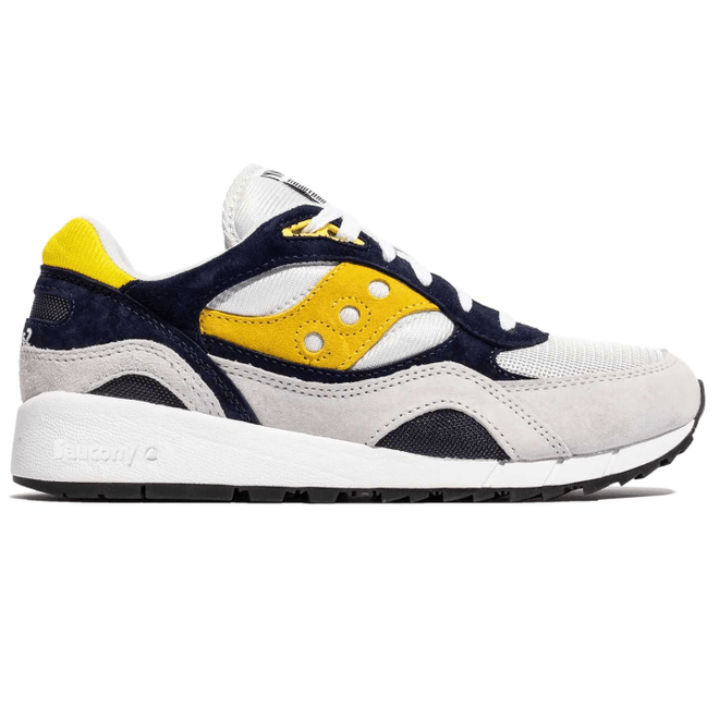 Saucony Shadow 6000 Grey Navy Yellow