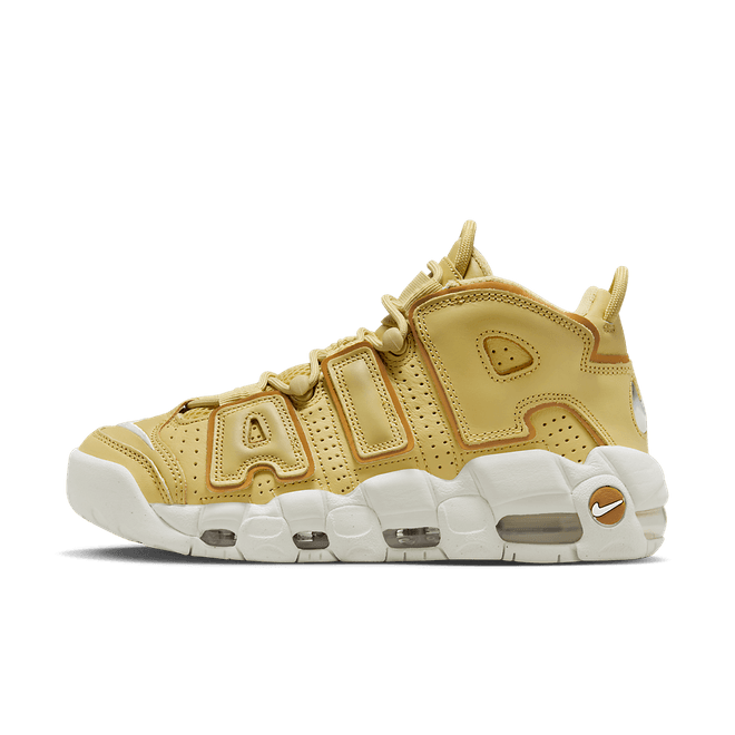 Nike Air More Uptempo Buff Gold/ Bronzine-Sail