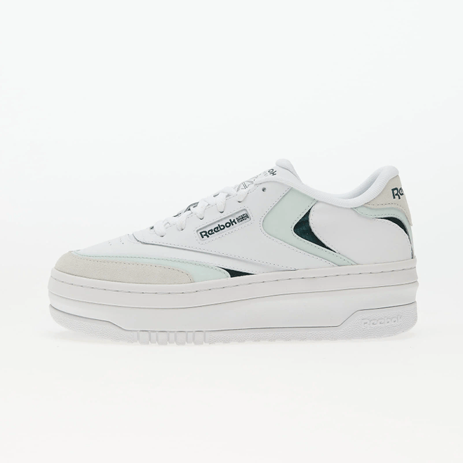Reebok Club C Extra Ftw White/ Aqudus/ Forest Green