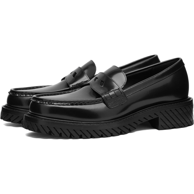Off-White Women's Combat Loafer Shoes Black