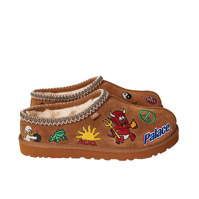 UGG x Palace Tasman Slipper Chestnut