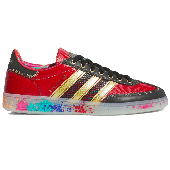 adidas S.E.E.D. x Handball Spezial 'Scarlet Gold Paint Splatter' 