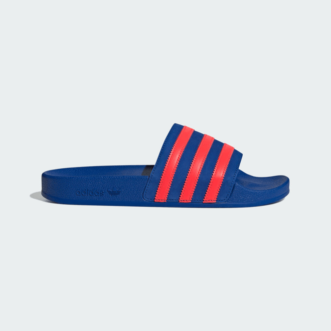 adidas Adilette Slide 'Power Blue & Solar Red'