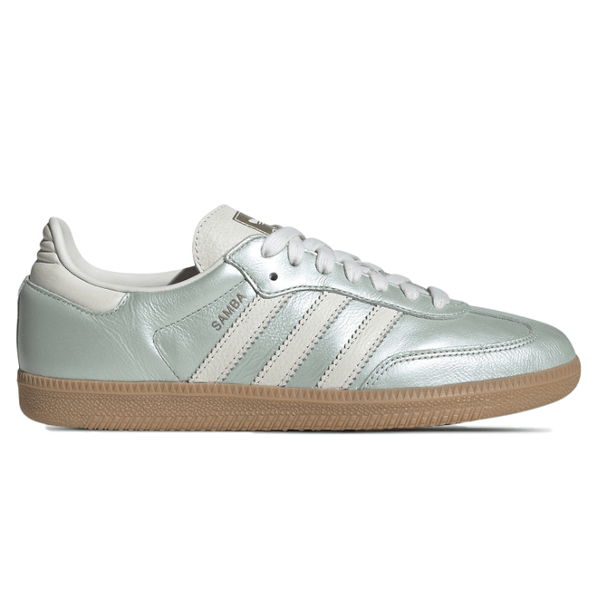 adidas Samba OG Linen Green Metallic (Women's)