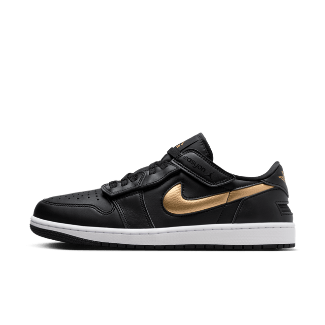 Air Jordan 1 Low FlyEase 'Gold Swoosh'