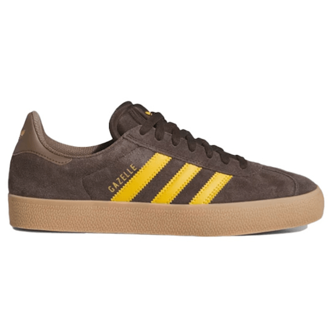 adidas Gazelle ADV Dark Brown Preloved Yellow