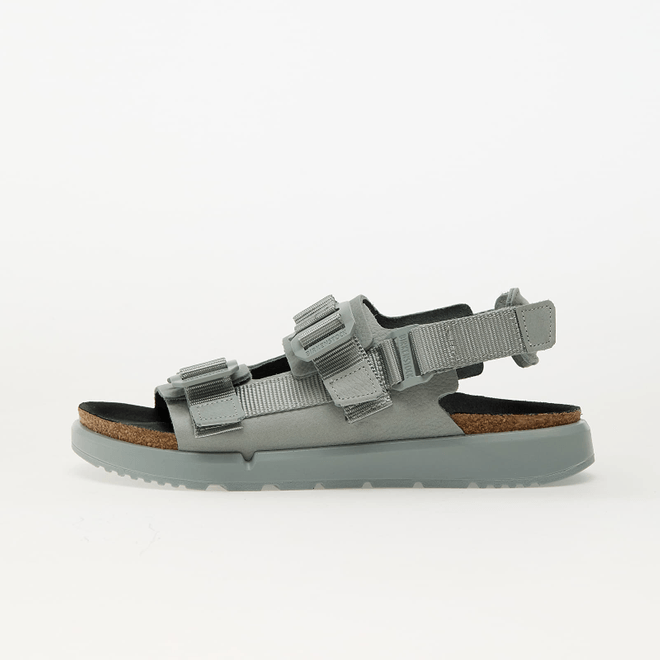 Birkenstock Shinjuku Natural Leather/Textile Pure Sage 
