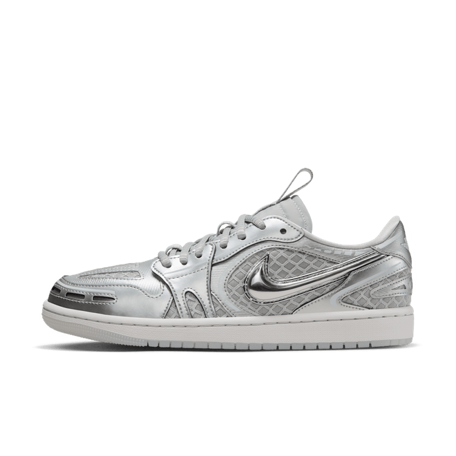Air Jordan 1 Low Method of Make 'Metallic Silver'