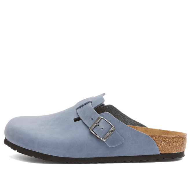 Birkenstock Boston Clog - Elemental Blue Oiled Leather