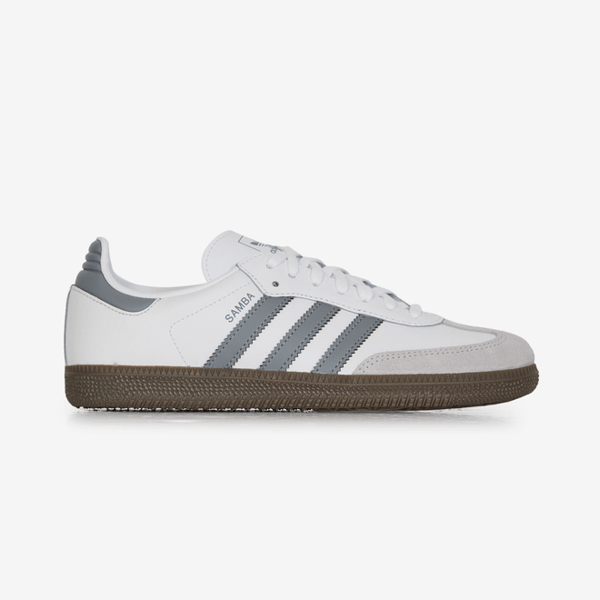 adidas Samba   White Grey Gum