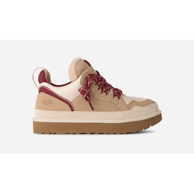 UGG® Lowmel Trainer Driftwood/Biking Red