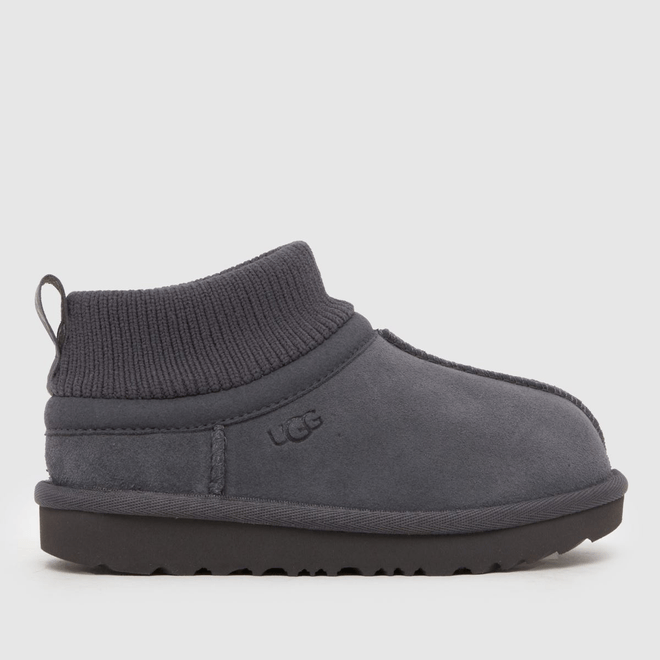UGG® Classic Ultra Mini Stretch Cuff Boot Kids Grey