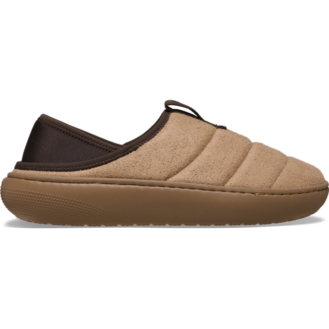 Crocs Classic Vegan Suede Moc Shoes Milk Chocolate 