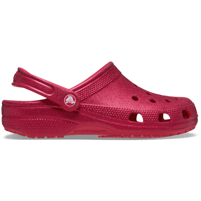 Crocs Classic Glitter Clogs Digital Raspberry Glitter 