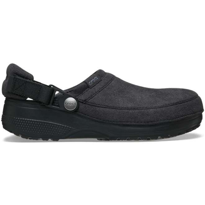 Crocs Classic Crafted Vegan Suede Clogs Black 