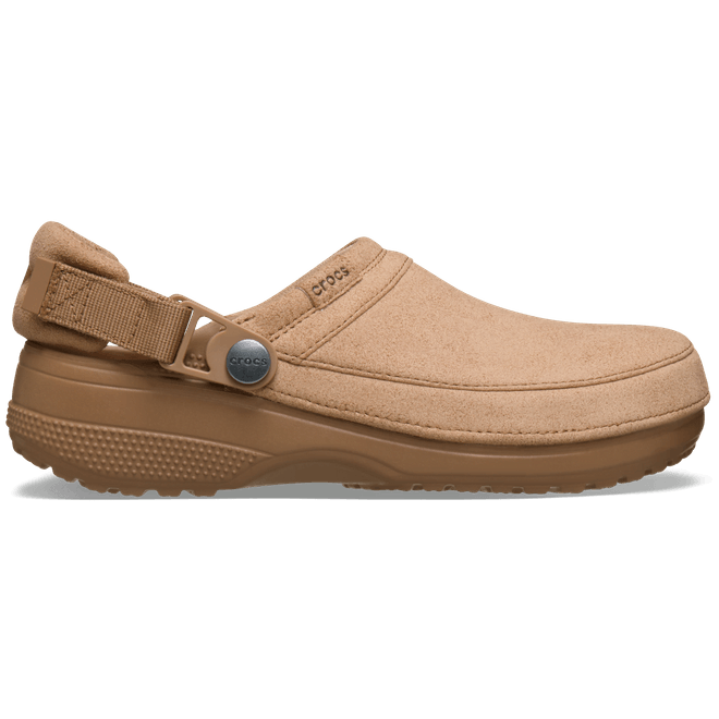 Crocs Classic Crafted Vegan Suede Clogs Milk Chocolate 
