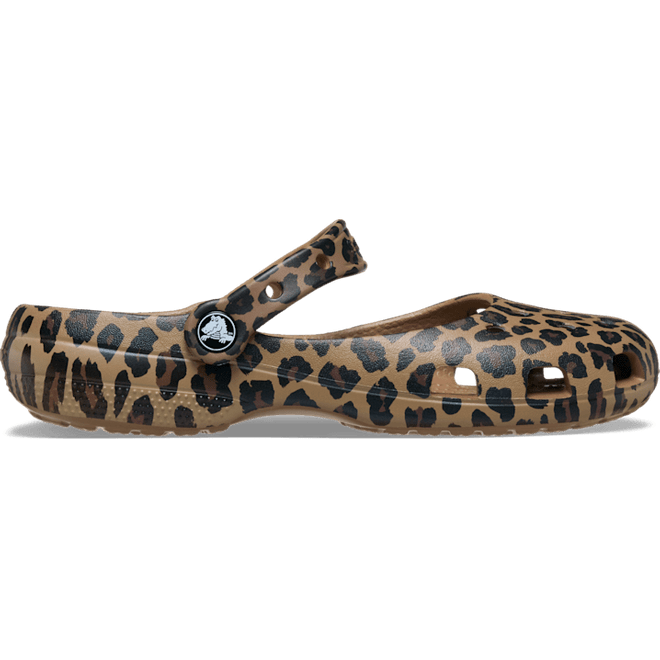 Crocs Classic Animal Ballet Ballerinas Sepia