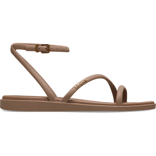 Crocs Women Miami Ankle Strap Sandals Milk Chocolate 